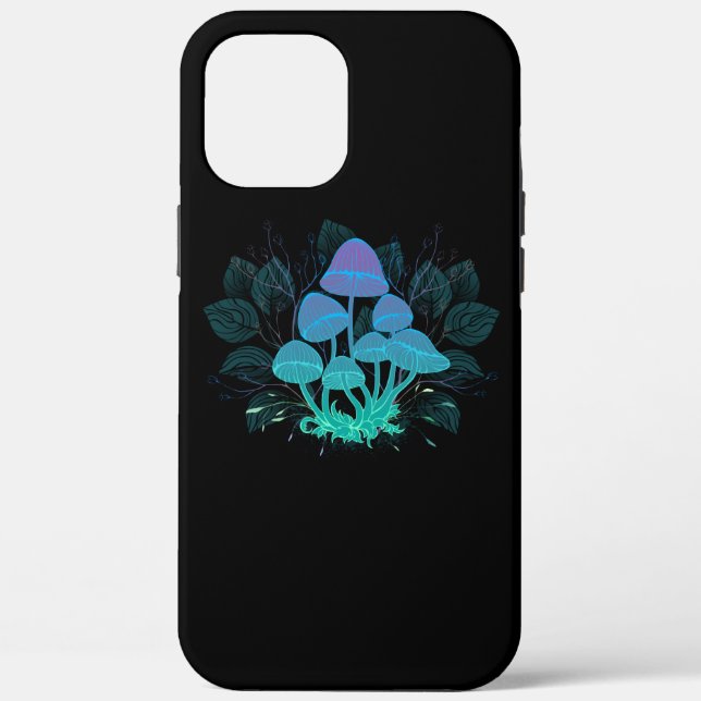 Funda De Case-Mate Para iPhone Toadstools en Bushes (Reverso )