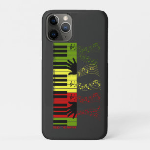 Funda Para iPhone 11 Pro Toca el Ritmo – Arte Musical de Teclas de Piano Co