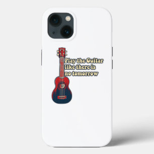 Funda Para iPhone 13 Toca la guitarra como si no hubiera mañana. retro