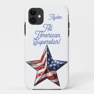 Funda Para iPhone 11 Toda Superestrella Americana Personalizable