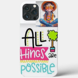 FUNDA PARA iPhone 13 PRO MAX TODAS LAS COSAS POSIBLES ASÍ QUE SER DISEÑO DE PAS