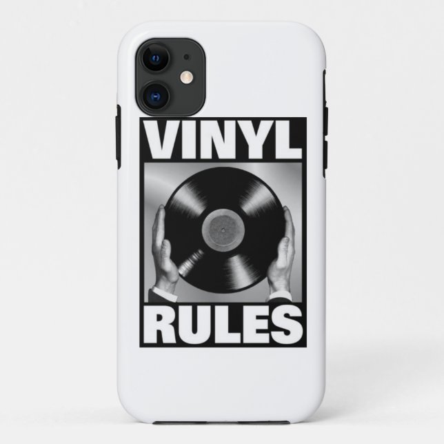 Funda De Case-Mate Para iPhone ¡Todavía del vinilo vidas! (Reverso)