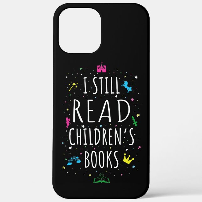 Funda De Case-Mate Para iPhone Todavía leo libros para niños (Reverso )