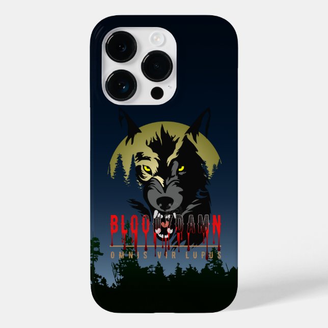 Funda De Case-Mate Para iPhone Todo hombre es Lobo (Reverso )