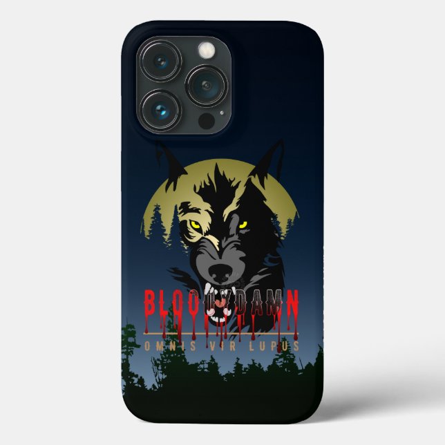 Funda De Case-Mate Para iPhone Todo hombre es Lobo (Reverso )