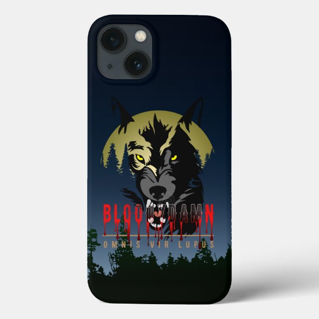 Funda De Case-Mate Para iPhone Todo hombre es Lobo (Reverso)
