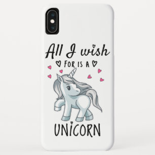 Funda Para iPhone XS Max Todo lo que deseo es un Unicornio