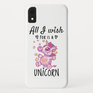 Funda Para iPhone XR Todo lo que deseo es un Unicornio