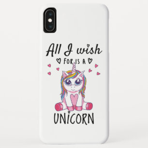 Funda Para iPhone XS Max Todo lo que deseo es un Unicornio