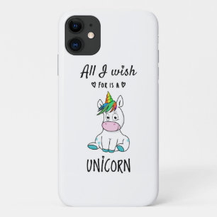 Funda Para iPhone 11 Todo lo que deseo es una Unicornio