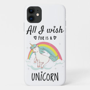 Funda Para iPhone 11 Todo lo que deseo es una Unicornio