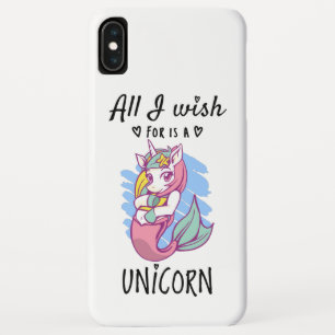 Funda Para iPhone XS Max Todo lo que deseo es una Unicornio