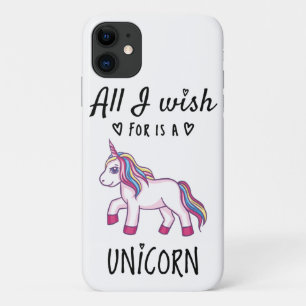 Funda Para iPhone 11 Todo lo que deseo es una Unicornio