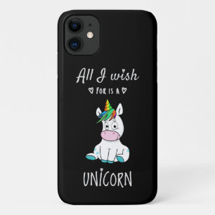 Funda Para iPhone 11 Todo lo que deseo es una Unicornio