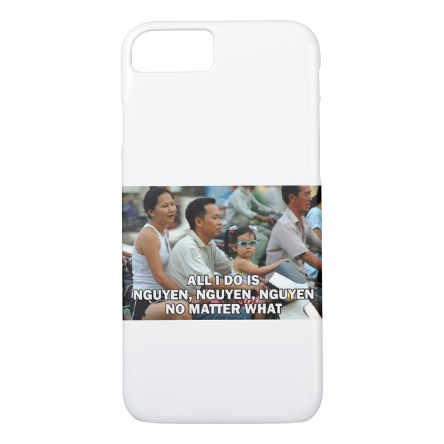 Funda De Case-Mate Para iPhone Todo Lo Que Hago Es Nguyen (Win) 006 (Reverso)