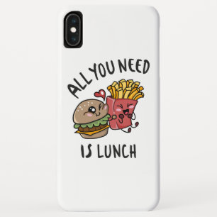 Funda Para iPhone XS Max Todo lo que necesitas es almuerzo
