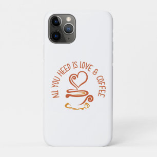Funda Para iPhone 11 Pro Todo Lo Que Necesitas Es Amor Y Café