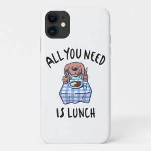 Funda Para iPhone 11 Todo lo que necesitas es comer.