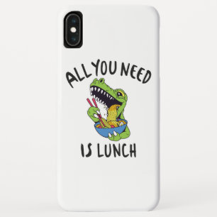 Funda Para iPhone XS Max Todo lo que necesitas es comer.
