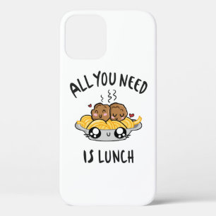 Funda Para iPhone 12 Todo lo que necesitas es comer.