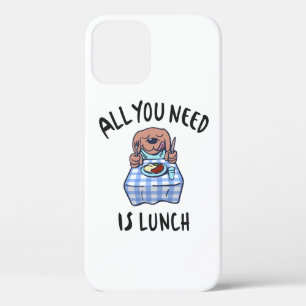 Funda Para iPhone 12 Todo lo que necesitas es comer.