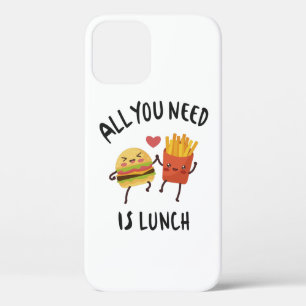 Funda Para iPhone 12 Todo lo que necesitas es comer.