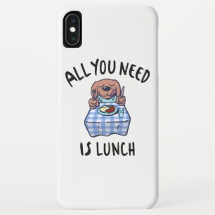 Funda Para iPhone XS Max Todo lo que necesitas es comer.