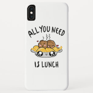 Funda Para iPhone XS Max Todo lo que necesitas es el almuerzo