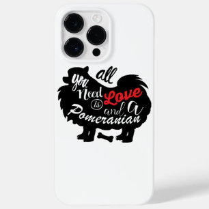 Funda Para iPhone 14 Pro Max De Case-Mate Todo lo que necesito es amor y un Pomerania