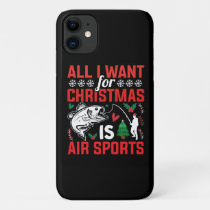 Funda Para iPhone 11 Todo lo que quiero para Navidad es deportes aéreos