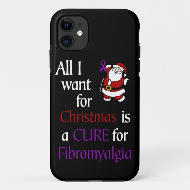 Funda De Case-Mate Para iPhone Todo lo que quiero para Navidades/Santa Fibro (Reverso)