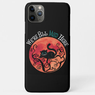 Funda Para iPhone 11 Pro Max Todos estamos locos aquí - Luna llena de gato de C