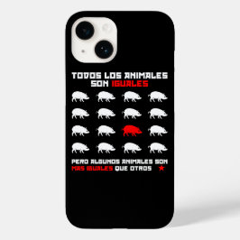 Funda Para iPhone 14 De Case-Mate Todos los animales son 2 iguales