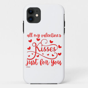 Funda Para iPhone 11 TODOS LOS BESOS DE MI VALENTINA SOLO PARA TI román