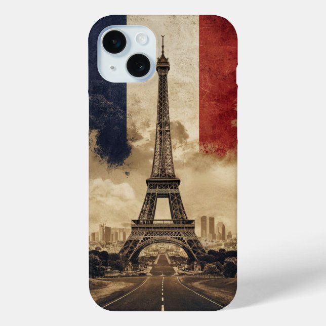 Funda De Case-Mate Para iPhone Todos los caminos conducen a París (Reverso )