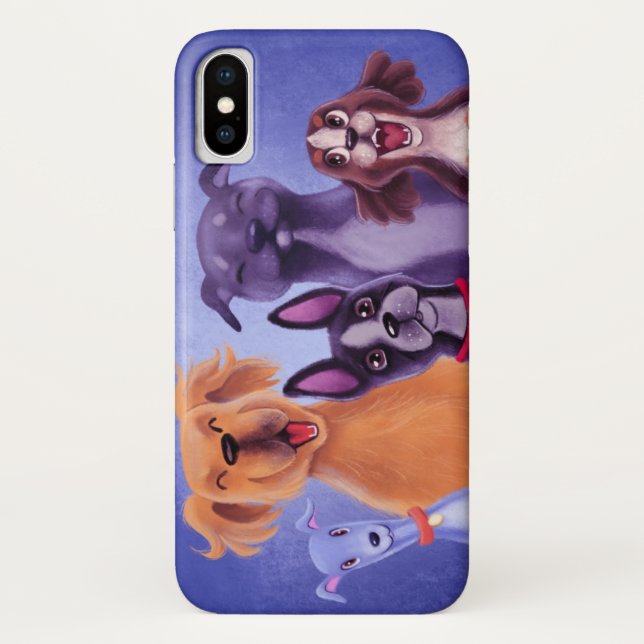 Funda De Case-Mate Para iPhone Todos los perros (Reverso)