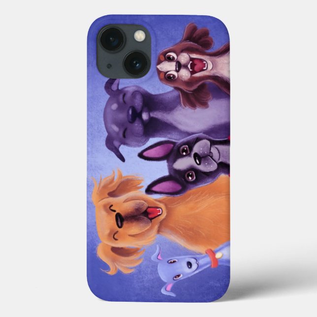 Funda De Case-Mate Para iPhone Todos los perros (Reverso)