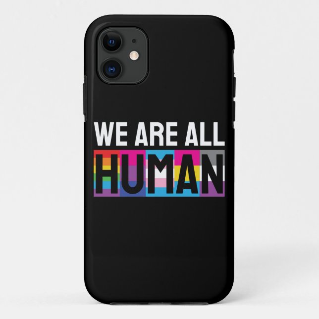 Funda De Case-Mate Para iPhone Todos somos LGBTQIA+ (Reverso)