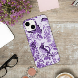 Funda Para iPhone 14 De Case-Mate Toile de Jouy Purple