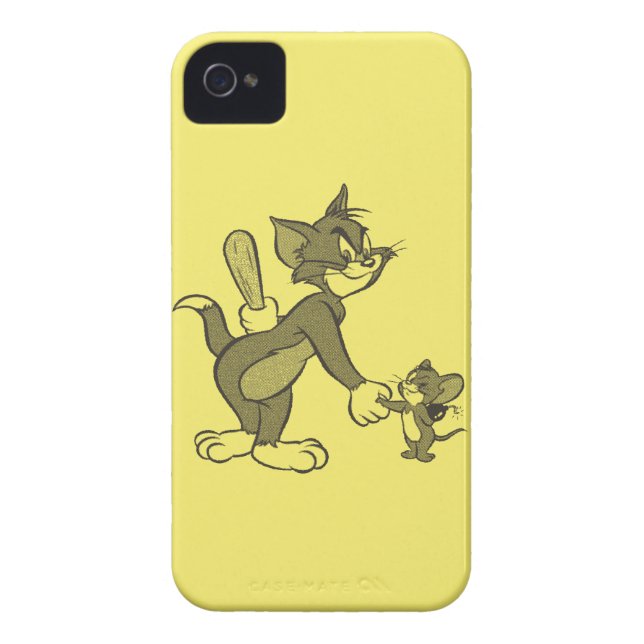 Funda De Case-Mate Para iPhone Tom Y Jerry Deceitful Handshake (Atrás)