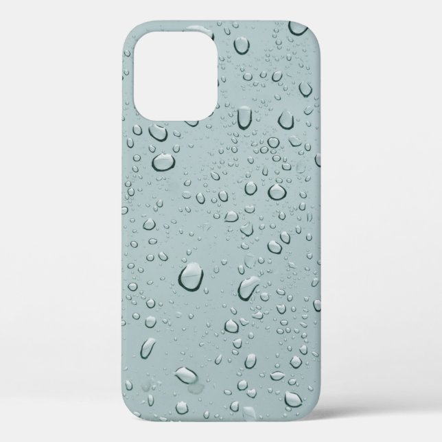 Funda De Case-Mate Para iPhone Toma de macro gotas de agua (Reverso )