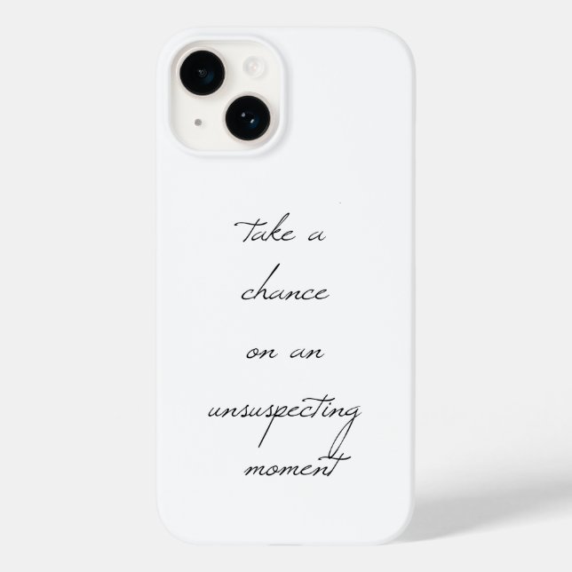 Funda De Case-Mate Para iPhone Toma Un Estuche Para iPhone Oportuno (Reverso )