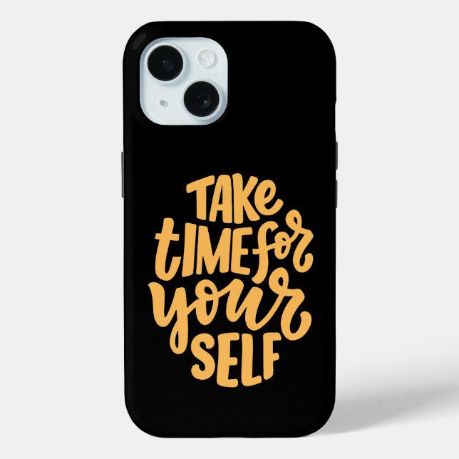 Funda De Case-Mate Para iPhone Tómate Tiempo Para Inspirarte (Reverso )