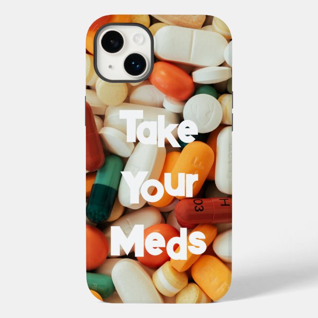 Funda De Case-Mate Para iPhone Tome sus medicinas (Reverso )