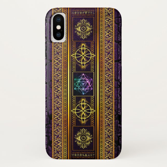 Funda De Case-Mate Para iPhone Tomo pagano hechizos de magia oscura Wiccan y bruj (Reverso)