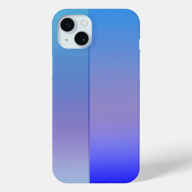 Funda De Case-Mate Para iPhone Tonos azules (Reverso )