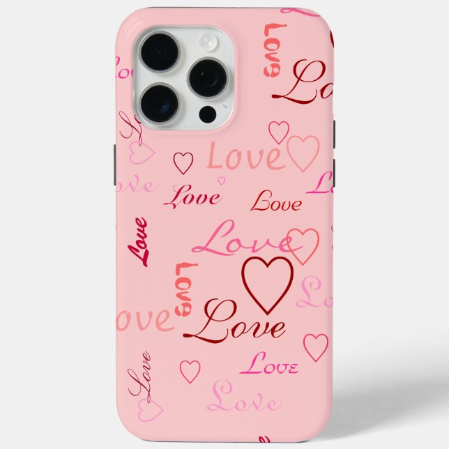 Funda De Case-Mate Para iPhone Tonos de amor (Reverso )