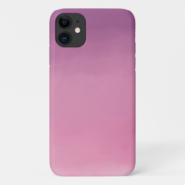 Funda De Case-Mate Para iPhone Tonos de naranja violeta  (Reverso)