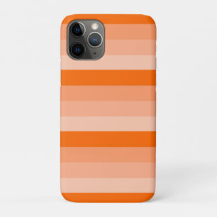 Funda Para iPhone 11 Pro Tonos de rayas Naranjas