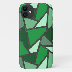 Funda Para iPhone 11 Tonos de vidrio de color verde manchado